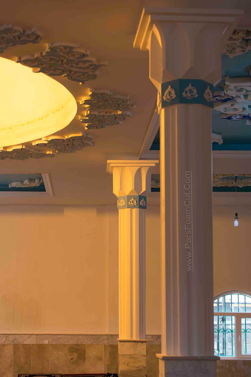 نمای داخلی امامزاده زین العابدین (ع) مشاء دماوند