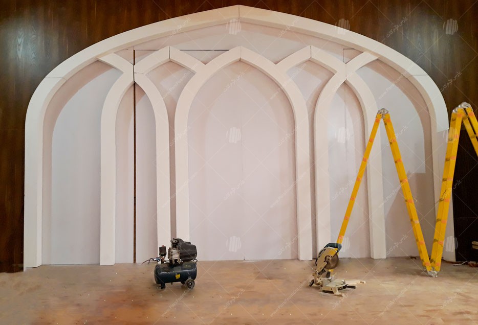 پروژه دکوراسیون داخل سالن همایش مسجد پیامبر اعظم (ص)
